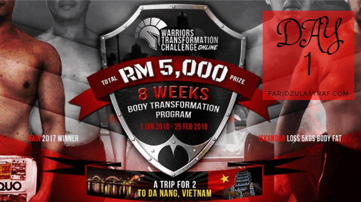 Day 1 Warriors Transformation Challenge